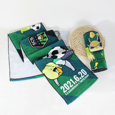 厂家直供动漫周边应援礼高清定制礼品毛巾棉质数码印花运动巾(1)
